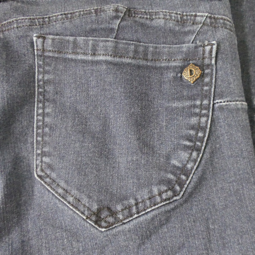 Democracy Women "Ab"solution Skinny Jeans 12 Dark Blue Stretch B1105F9QV Comfort - Picture 7 of 9
